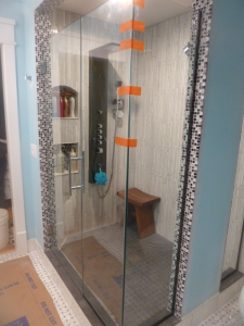 New Shower Glass Installation